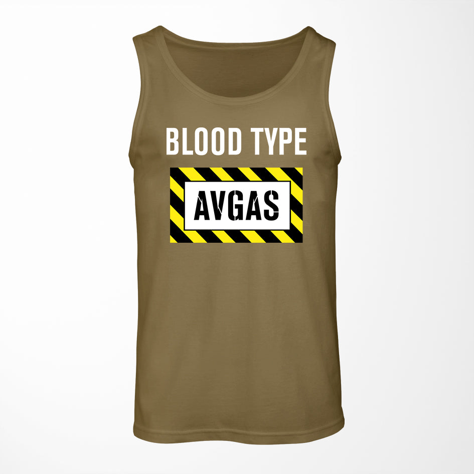 Blood Type AVGAS Designed Tank Tops