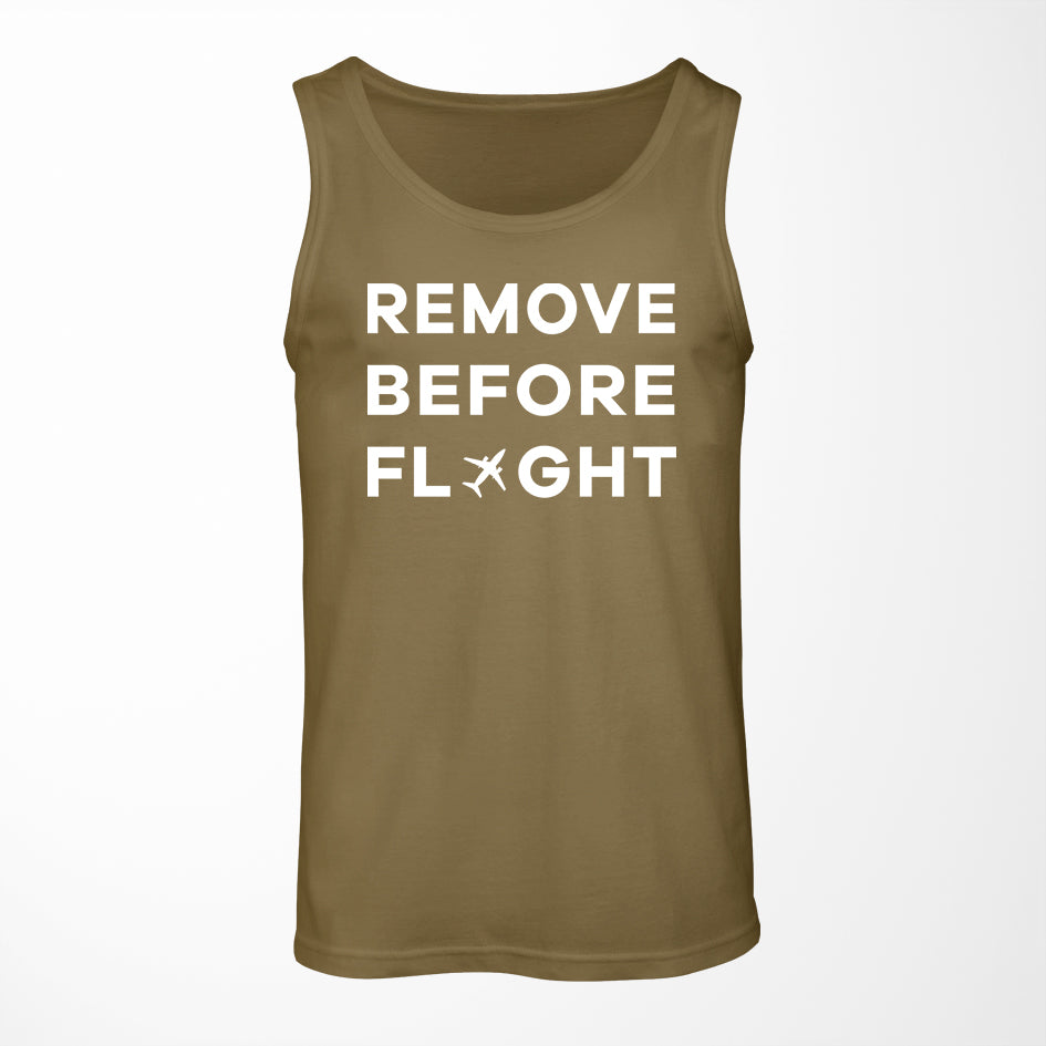 Remove Before Flight Designed Tank Tops