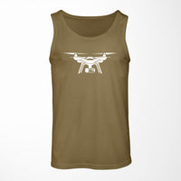 Thumbnail for Drone Silhouette Designed Tank Tops