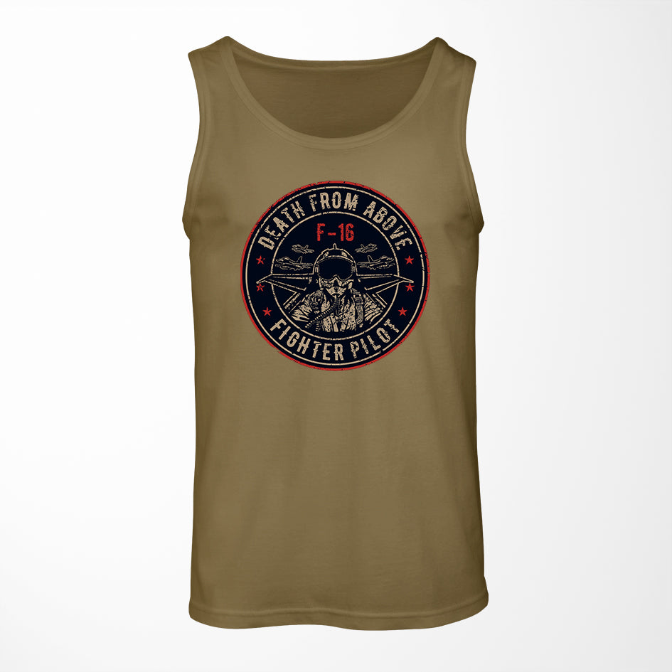 Fighter Jet 16 - Death From Above Designed Tank Tops