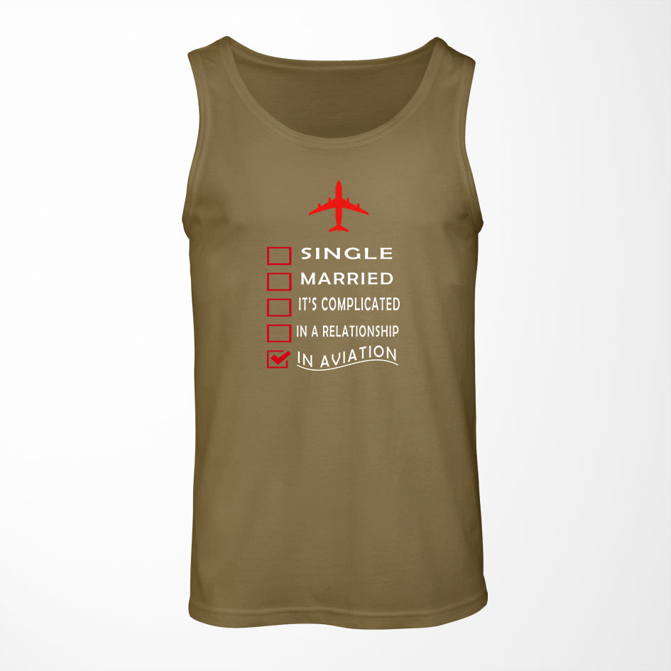 In Aviation Designed Tank Tops