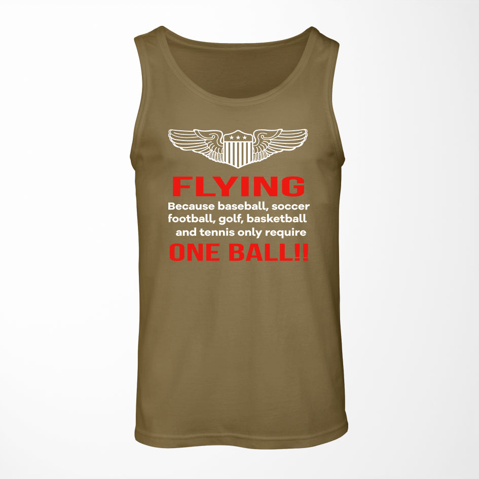 Flying One Ball Designed Tank Tops
