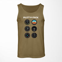 Thumbnail for Pilot's 6 Pack Designed Tank Tops