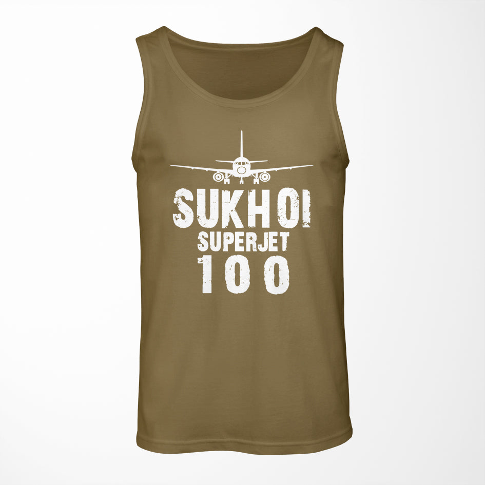 Sukhoi Superjet 100 & Plane Designed Tank Tops