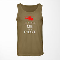 Thumbnail for Trust Me I'm a Pilot (Helicopter) Designed Tank Tops