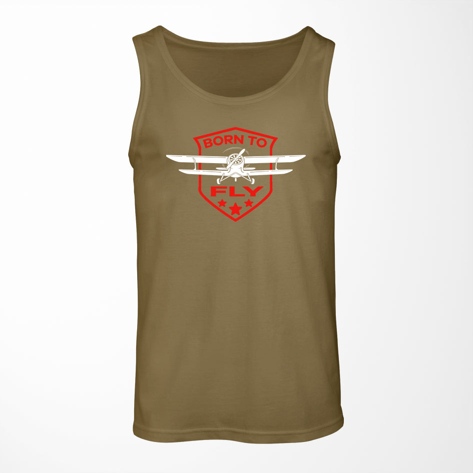 Born To Fly Designed Designed Tank Tops