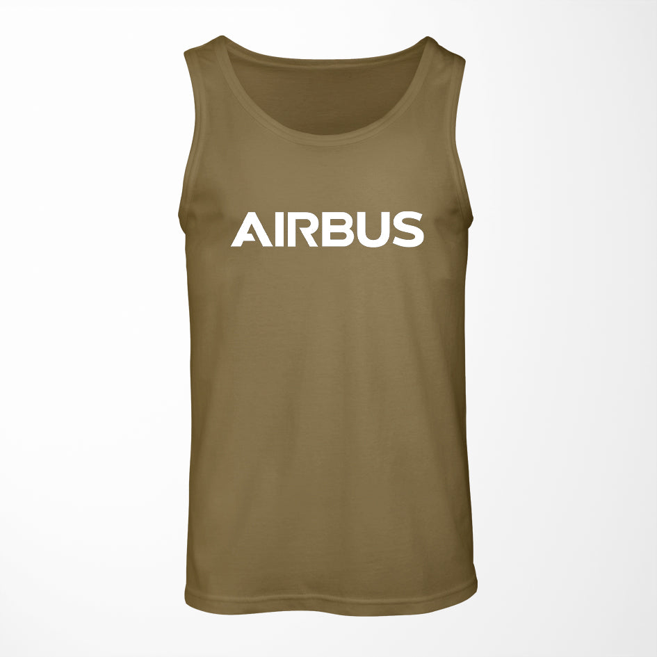 Airbus & Text Designed Tank Tops