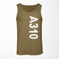 Thumbnail for A310 Text Designed Tank Tops