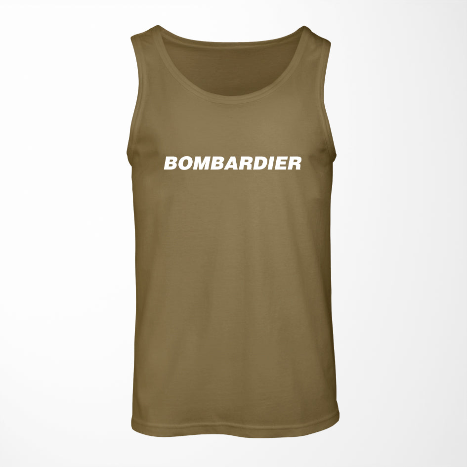 Bombardier & Text Designed Tank Tops