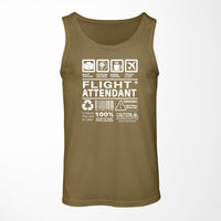 Thumbnail for Flight Attendant Label Designed Tank Tops