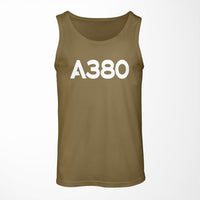 Thumbnail for A380 Flat Text Designed Tank Tops