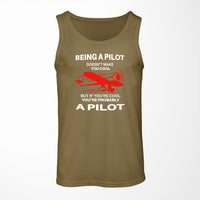 Thumbnail for If You're Cool You're Probably a Pilot Designed Tank Tops