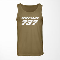 Thumbnail for Boeing 737 & Text Designed Tank Tops