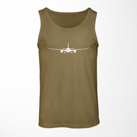 Thumbnail for Airbus A350 Silhouette Designed Tank Tops