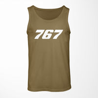 Thumbnail for 767 Flat Text Designed Tank Tops