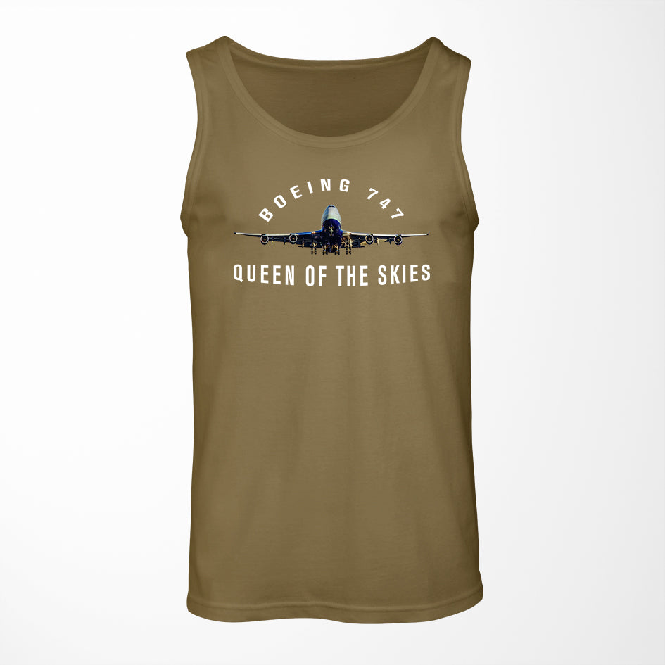 Boeing 747 Queen of the Skies Designed Tank Tops