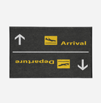 Departures & Arrivals 3 Designed Door Mats Aviation Shop 