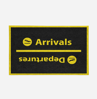 Thumbnail for Arrival and Departures 4 (Black) Designed Door Mats Aviation Shop 