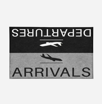 Thumbnail for Departure and Arrivals (Gray) Designed Door Mats Aviation Shop 