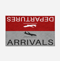 Thumbnail for Departure and Arrivals (Red) Designed Door Mats Aviation Shop 