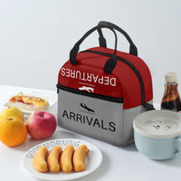 Thumbnail for Arrival & Departures (Red) Designed Lunch Bags