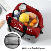 Thumbnail for Arrival & Departures (Red) Designed Lunch Bags
