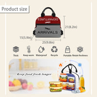 Thumbnail for Arrival & Departures (Red) Designed Lunch Bags