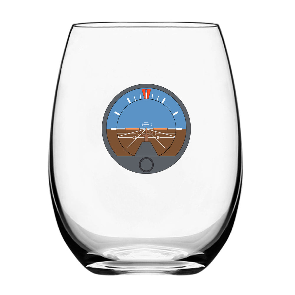 Artifial Horizontal Gyro Designed Water & Drink Glasses
