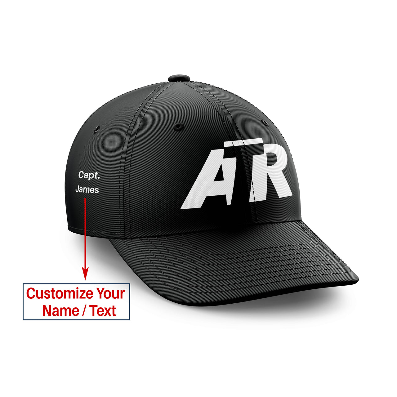 ATR & Text Designed Embroidered Hats