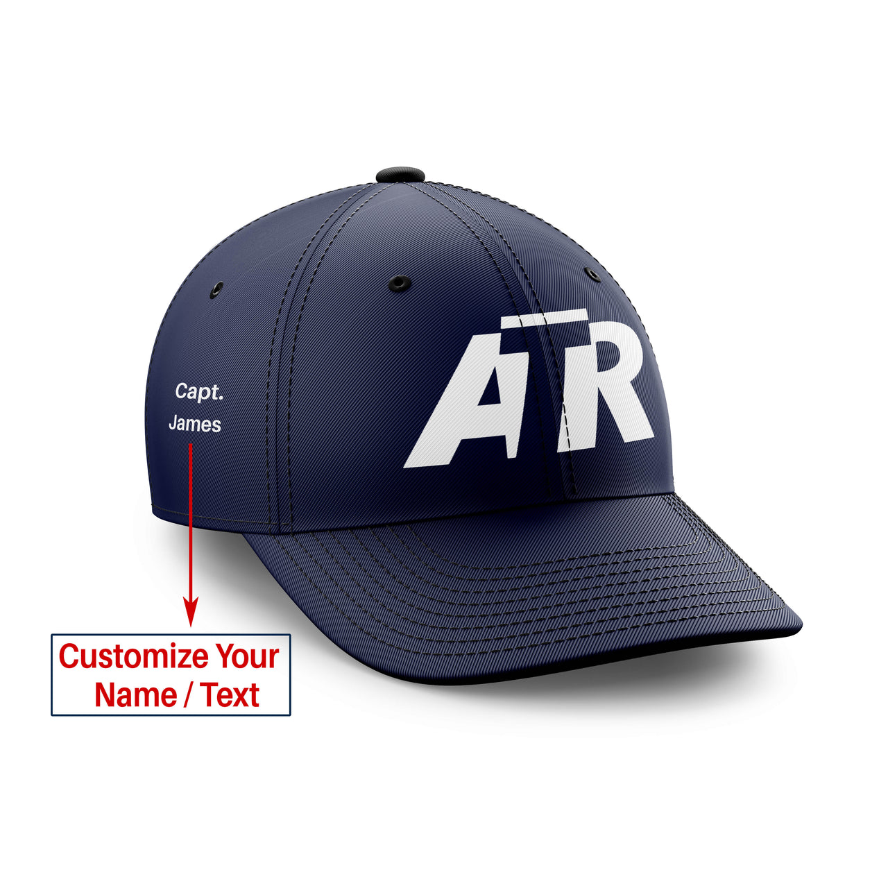 ATR & Text Designed Embroidered Hats