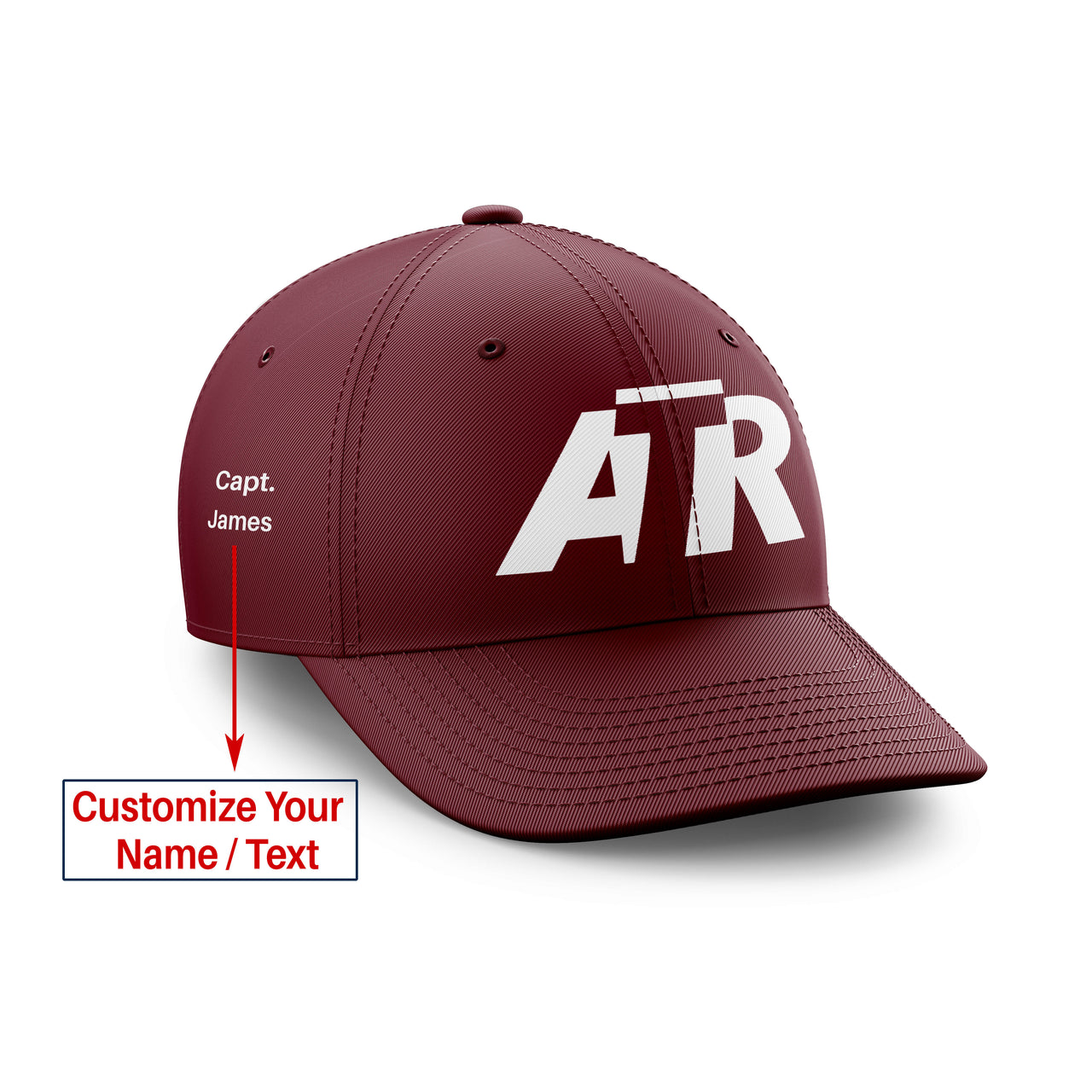 ATR & Text Designed Embroidered Hats
