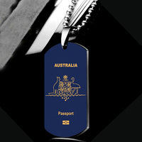 Thumbnail for Australia Passport Designed Metal Necklaces