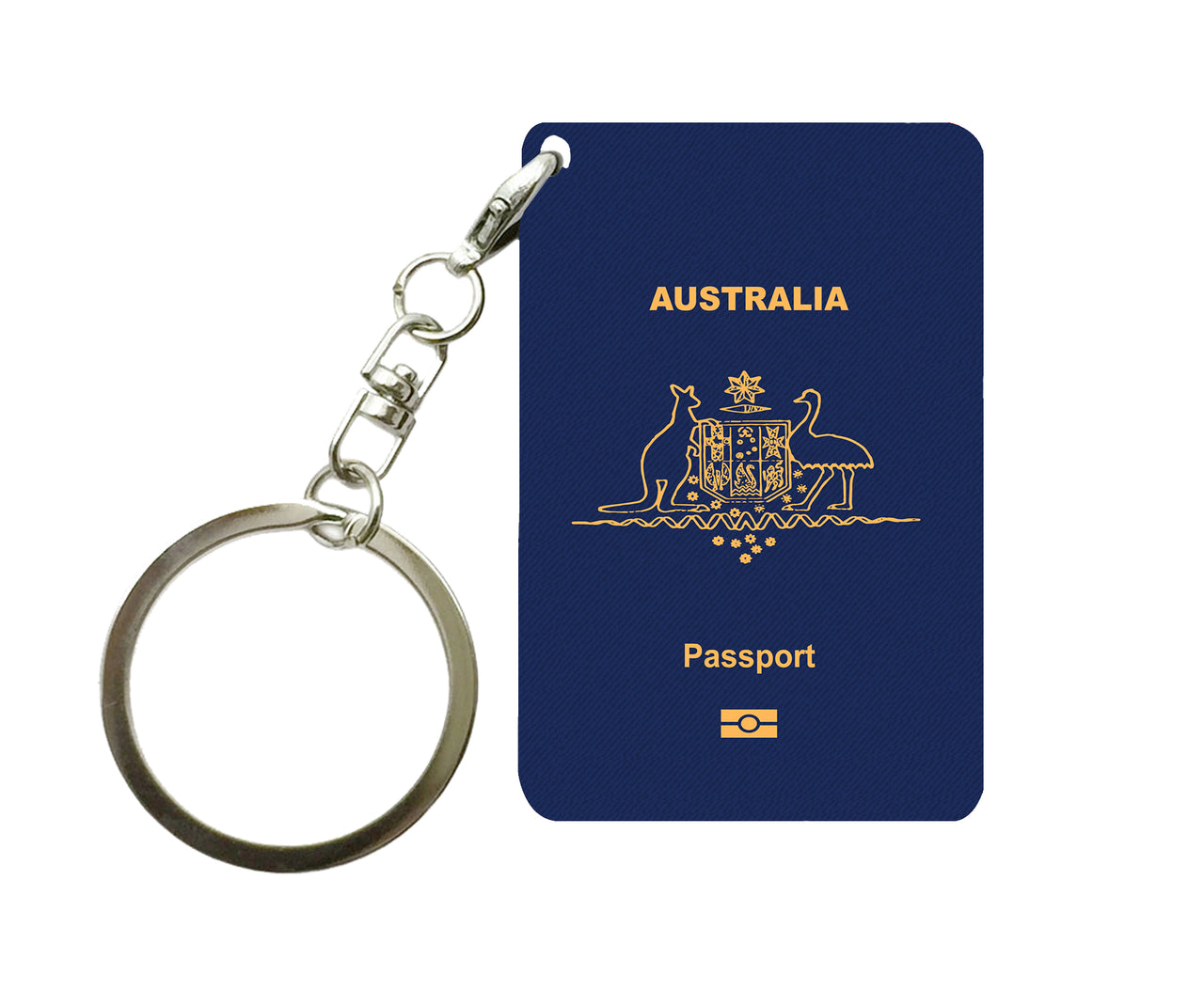 Australia Passport Designed Key Chains