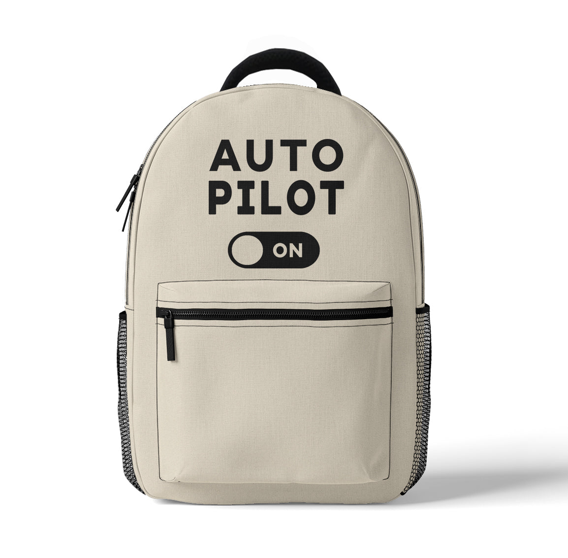 Auto Pilot ON Designed 3D Backpacks