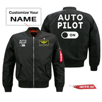 Thumbnail for Auto Pilot ON Designed Pilot Jackets (Customizable)