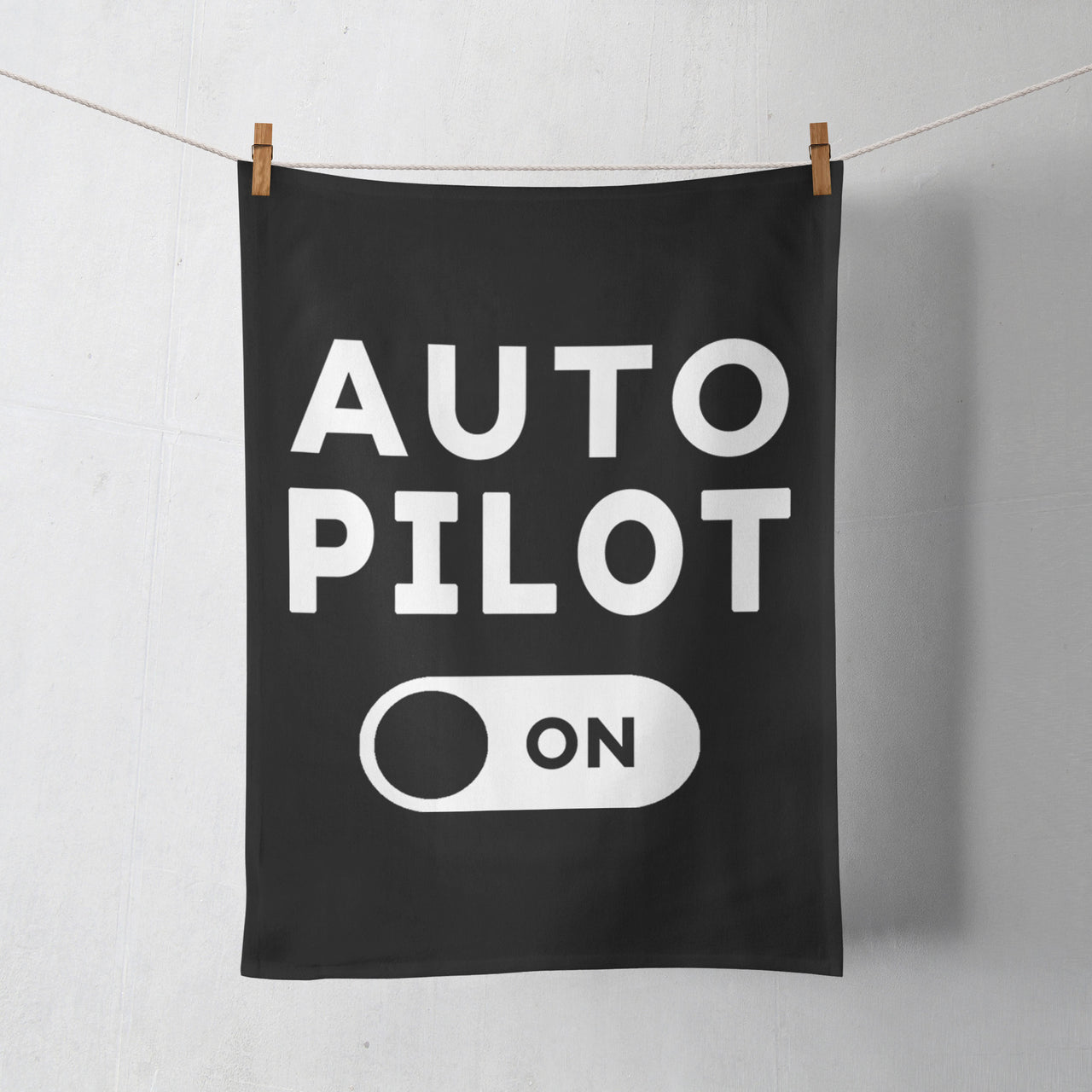 Auto Pilot ON Designed Towels