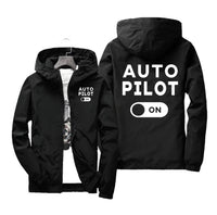 Thumbnail for Auto Pilot ON Designed Windbreaker Jackets