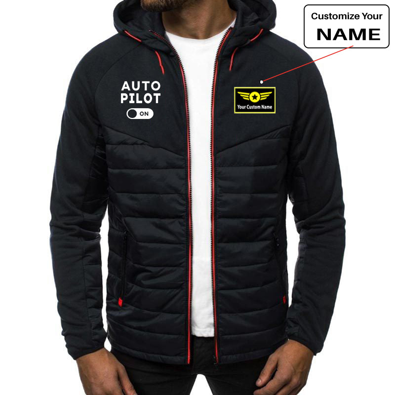 Auto Pilot ON Designed Sportive Jackets