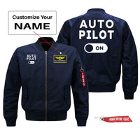 Thumbnail for Auto Pilot ON Designed Pilot Jackets (Customizable)