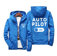 Thumbnail for Auto Pilot ON Designed Windbreaker Jackets