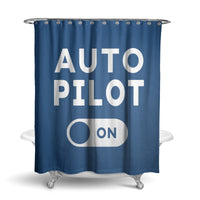 Thumbnail for Auto Pilot ON Designed Shower Curtains
