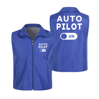 Thumbnail for Auto Pilot ON Designed Thin Style Vests