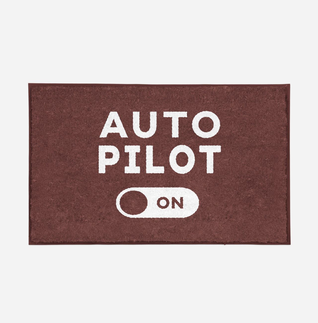 Auto Pilot ON Designed Door Mats