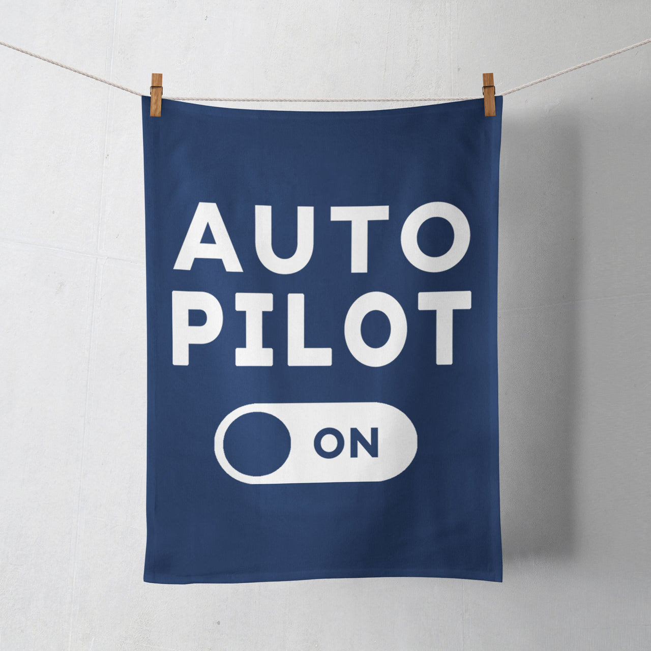 Auto Pilot ON Designed Towels