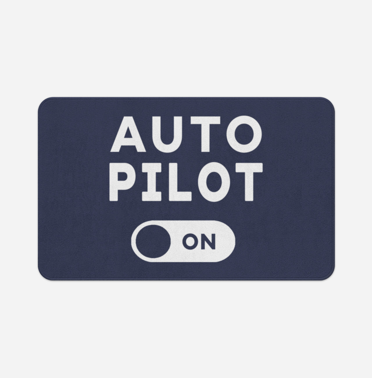 Auto Pilot ON Designed Bath Mats