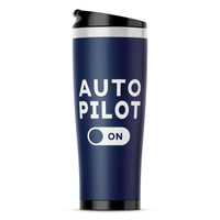 Thumbnail for Auto Pilot ON Designed Travel Mugs