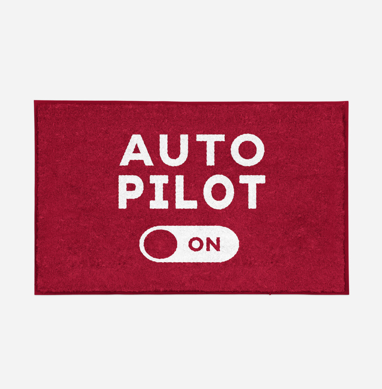 Auto Pilot ON Designed Door Mats