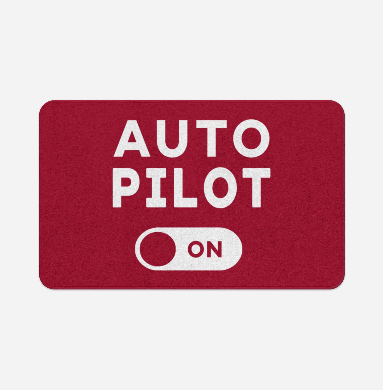 Auto Pilot ON Designed Bath Mats