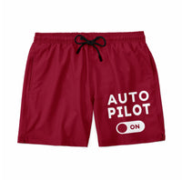 Thumbnail for Auto Pilot ON Designed Swim Trunks & Shorts
