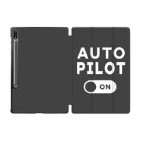 Thumbnail for Auto Pilot ON Designed Samsung Tablet Cases